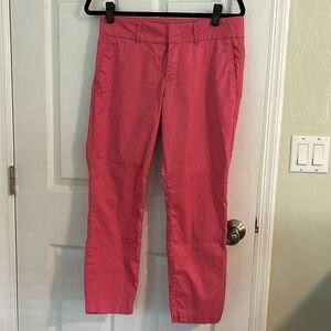 Kut from the Kloth Pink Cropped Trouser Size 6 w/pockets